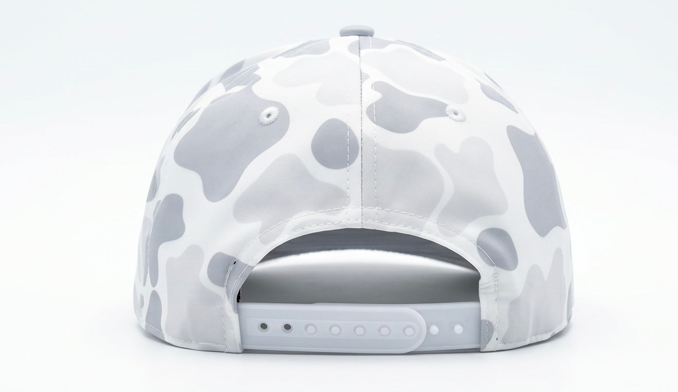 Beantown Ambition White Camo Snapback Hat