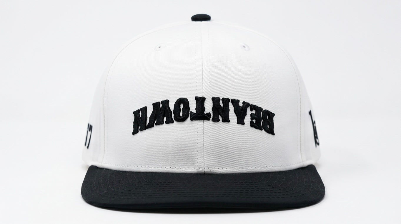 Beantown Ambition White Upside Down Hat