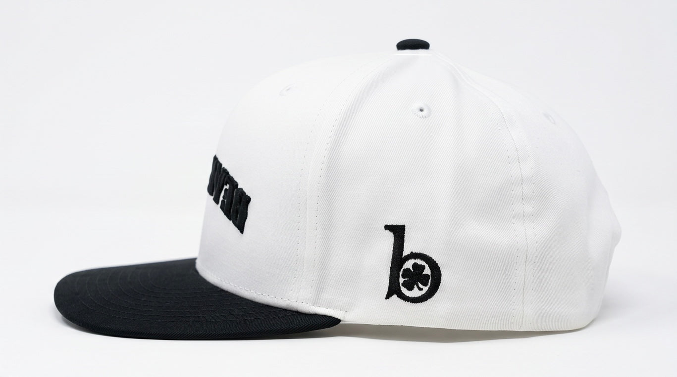 Beantown Ambition White Upside Down Hat