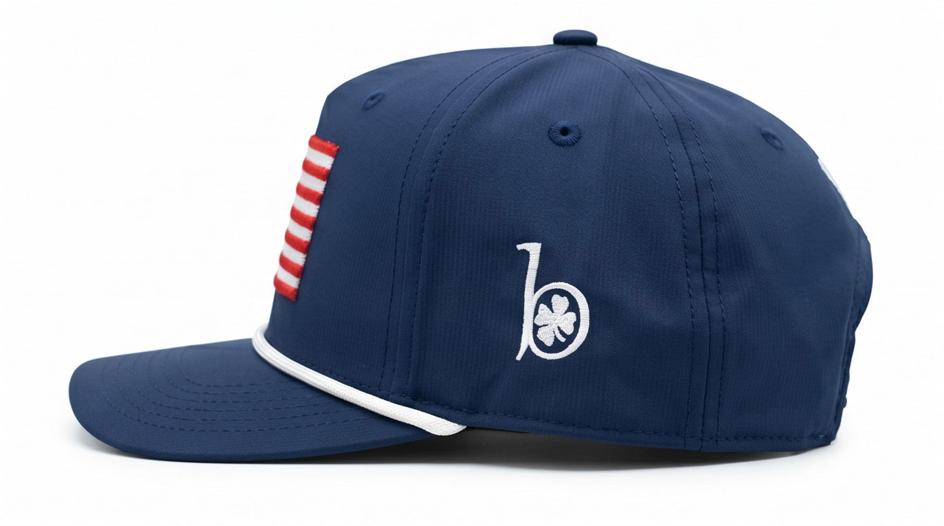 Beantown Ambition Navy USA Flag 250