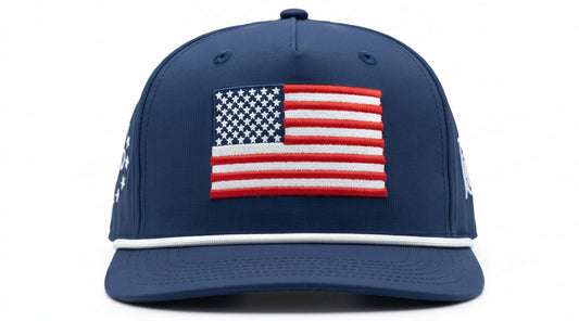 Beantown Ambition Navy USA Flag 250