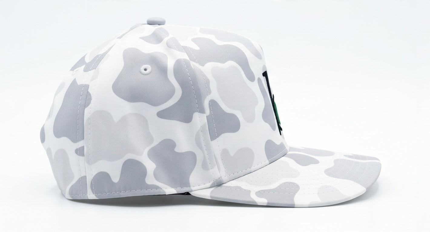 Beantown Ambition White Camo Snapback Hat